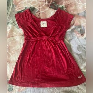 hollister babydoll top